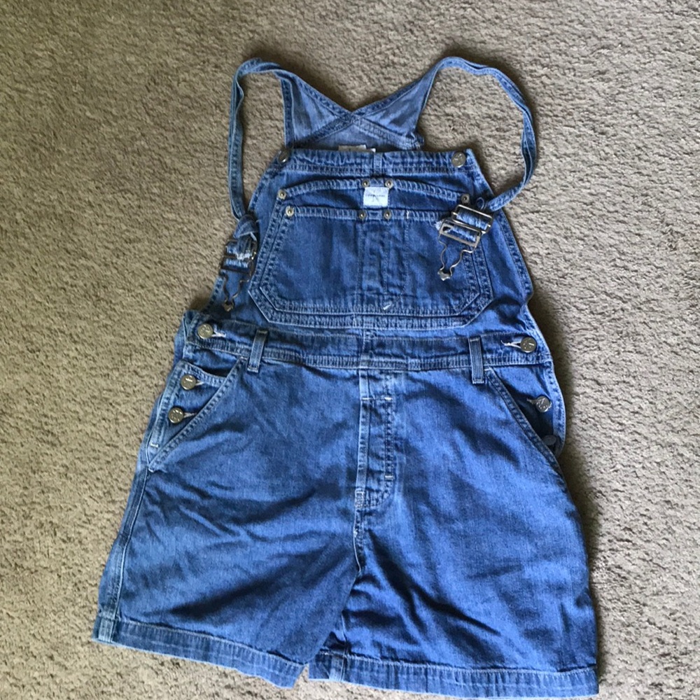‘90s Calvin Klein Denim Overalls